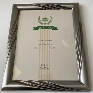 Three Silver Colored Picture Frames 8x10